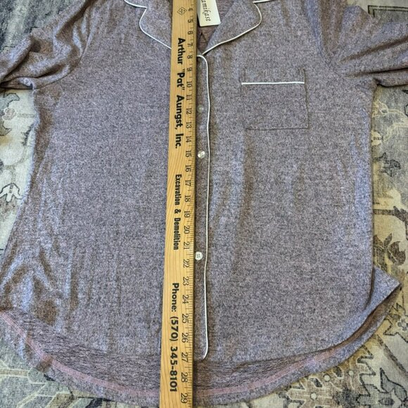 Aamikast Womens Soft Heathered Pajama Set Sz L - Picture 6 of 10